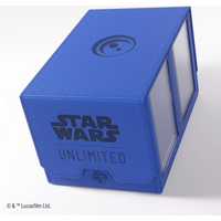 ASMODEE GGS20163 Gamegenic Star Wars: Unlimited Double Deck Pod - Blue von Gamegenic