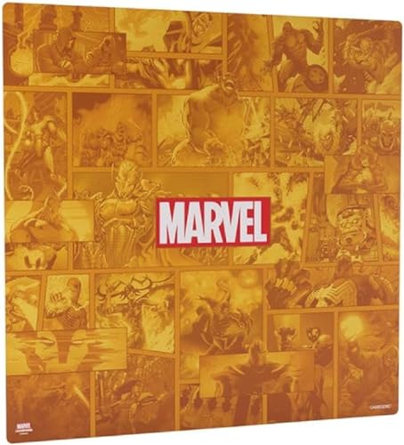 Gamegenic, Marvel Champions Game Mat XL - Marvel Orange von Gamegenic