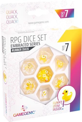 Gamegenic, Embraced Series - Rubber Duck - RPG Dice Set von Gamegenic