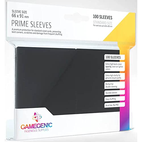 Gamegenic, PRIME Sleeves Black, Sleeve color code: Gray von Gamegenic