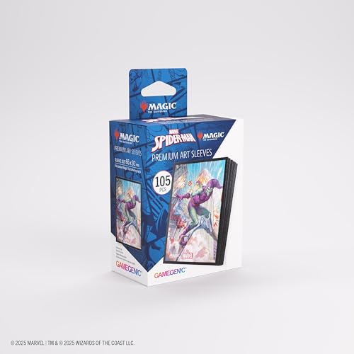 Gamegenic, Magic: The Gathering – Marvel's Spider-Man Premium Art Sleeves – Green Goblin, 105 Sleeves pro Packung Gamegenic, Magic: The Gathering – Marvel's Spider-Man Premium Art Sleeves – Green Goblin, 105 Sleeves pro Packung von Gamegenic