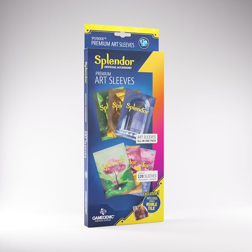 Gamegenic, Splendor Art Sleeves, 120 Hüllen pro Packung, genug für alle Karten von Splendor Gamegenic, Splendor Art Sleeves, 120 Hüllen pro Packung, genug für alle Karten von Splendor von Gamegenic