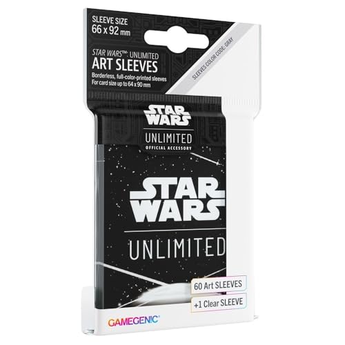 Gamegenic, Star Wars: Unlimited Art Sleeves –Card Back White, Sleeve color code: Gray von Gamegenic