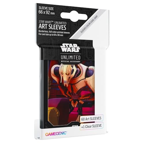 Gamegenic, Star Wars: Unlimited Art Sleeves –General Grievous, Sleeve color code: Gray von Gamegenic