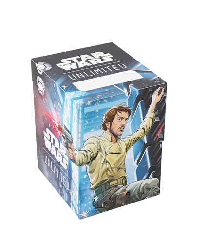 Gamegenic, Star Wars: Unlimited Soft Crate – Cassian Andor/Dedra Meero, fasst 60 doppelt gesleevte Karten, inklusive Token Box Gamegenic, Star Wars: Unlimited Soft Crate – Cassian Andor/Dedra Meero, fasst 60 doppelt gesleevte Karten, inklusive Token Box von Gamegenic