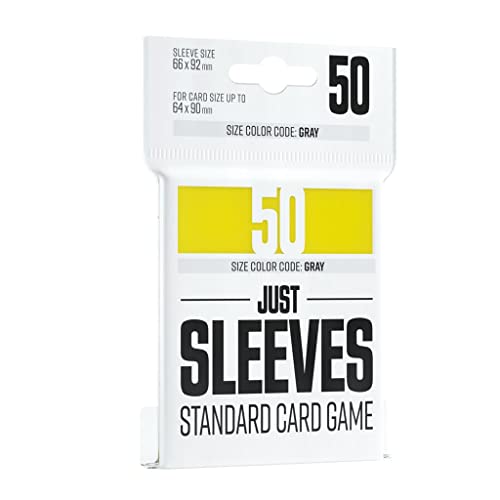 Gamegenic, Just Sleeves - Standard Card Game Yellow, Size Color Code: Gray von Gamegenic