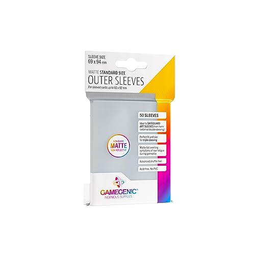 Gamegenic, Outer Sleeves Matte Standard Size von Gamegenic