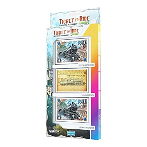 Gamegenic, Ticket to Ride Europe Art Sleeves von Gamegenic