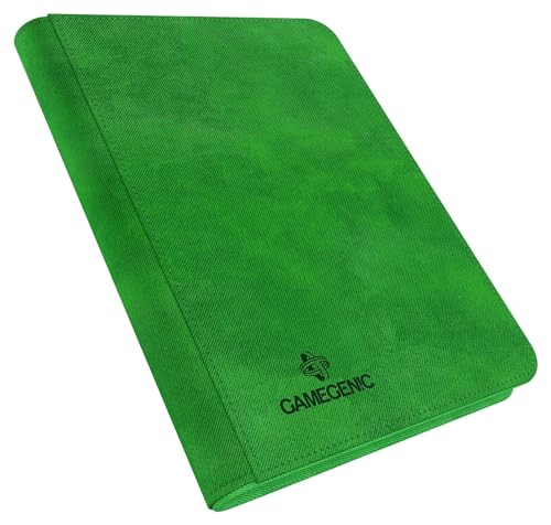 Gamegenic GGS31014ML Zip-Up Album (8-Pocket), Green von Gamegenic