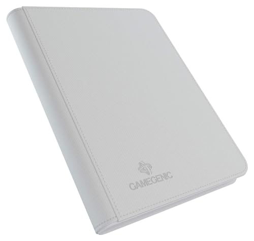 Gamegenic GGS31015ML Zip-Up Album (8-Pocket), White von Gamegenic