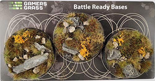 Battle Ready Bases GamersGrass Highland Bases 50mm Round (GGB-HLR50) von Gamers Grass