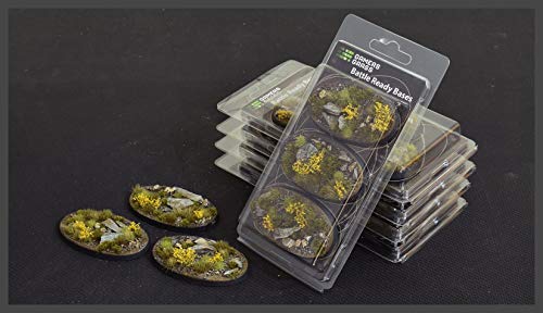 Gamers Grass Battle Ready Bases: Highland Bases, Oval 75mm (x3) GGB-HLO75 von Gamers Grass