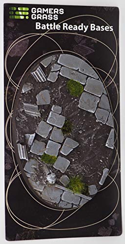 Gamers Grass Battle Ready Bases: Temple Bases, Oval 105mm (x1) GGB-TO105 von Gamers Grass