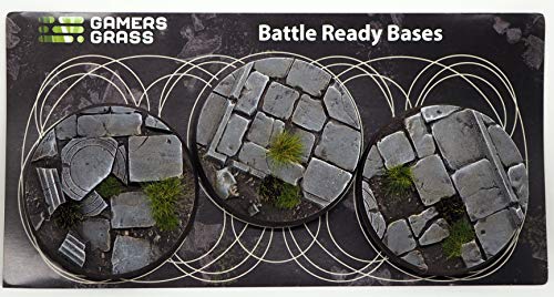 Gamers Grass Battle Ready Bases: Temple Bases, Round 50mm (x3) GGB-TR50 von Gamers Grass