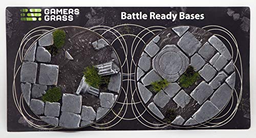 Gamers Grass Battle Ready Bases: Temple Bases, Round 60mm (x2) GGB-TR60 von Gamers Grass