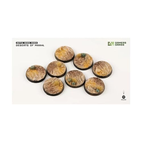 Gamers Grass Wüsten von Maahl Bases - Rund 32mm Gamers Grass Wüsten von Maahl Bases - Rund 32mm von Gamers Grass