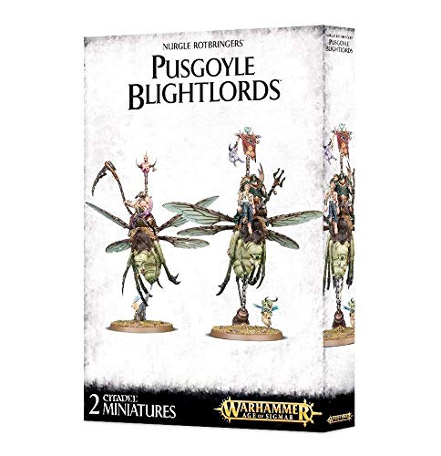 Games Workshop Age of Sigmar Nurgle Rotbringers Pusgoyle Blightlords Warhammer Tabletop-Spiel, Miniaturenkriegsspiel, 120+ Jahre, Unisex, Fantasy von Games Workshop