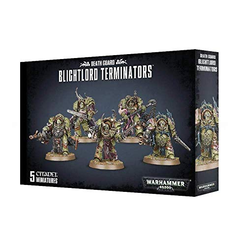 Warhammer 40k - Death Guard Blightlord Terminators, Black von Games Workshop