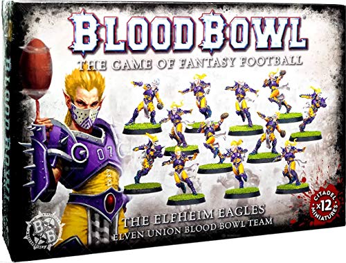 Games Workshop 99120999003 "The Elfheim Eagles Blood Bowl Team Miniatur, grau von Games Workshop