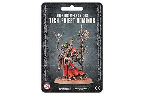 Games Workshop 251,638,094,642.5 cm Warhammer 101.6 cm Adeptus Mechanicus Tech-Priest Dominus Actionfigur, schwarz von Games Workshop