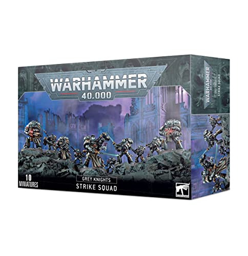 Games Workshop 251,765,071,813.0 cm Grey Knights Strike Squad Plastikbausatz von Games Workshop