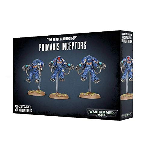 Games Workshop 99120101193 "Space Marines Primaris Inceptors Kunststoff-Set, Schwarz von Games Workshop