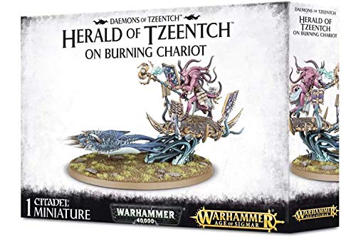 Games Workshop 9911700000 in Daemons of Tzeentch: Herald of On Burning Chariot Actionfigur von Games Workshop