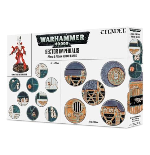 Games Workshop Sektor Imperials: 25 & 40 mm runde Sockel von Games Workshop