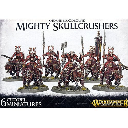 Games Workshop 99120201043 Khorne Bloodbound Mighty Skullcrushers Tisch-und Miniatur-Spiel, S von Games Workshop