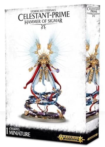 Games Workshop 99120218001 Celestant-Prime Hammer of Sigmar Tisch- und Miniatur-Gaming von Games Workshop