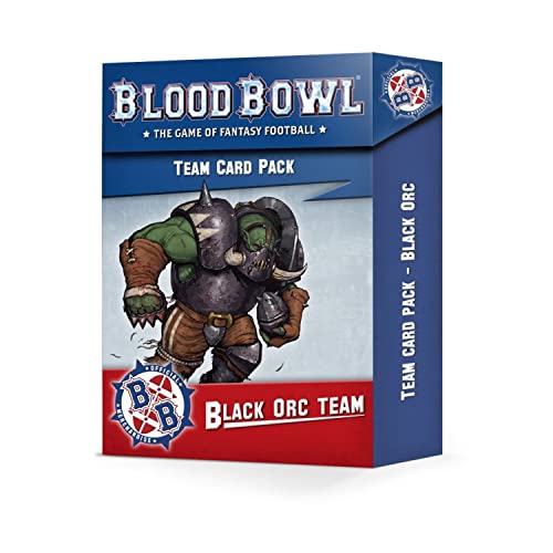 Games Workshop - Blood Bowl: Black Orc Team Card Pack von Games Workshop