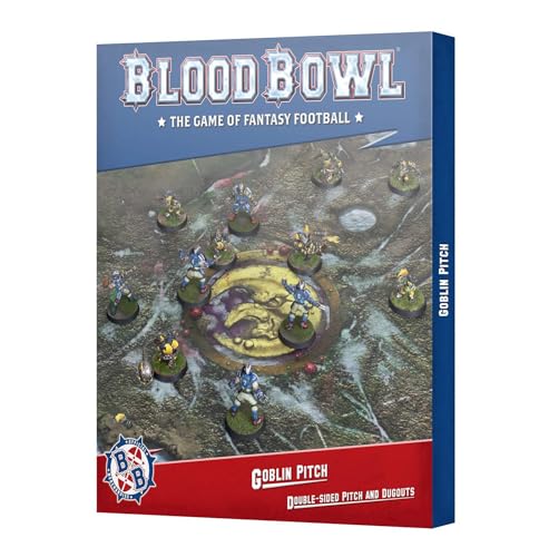 Games Workshop Blood Bowl - Seconde Saison : Deck de Cartes Team Gobelin Pitch & Dugouts (En) von Games Workshop