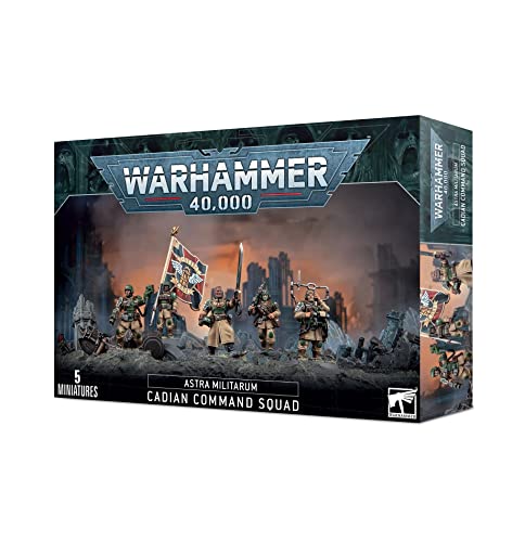 Games Workshop Cadian Command Squad, Black von Games Workshop