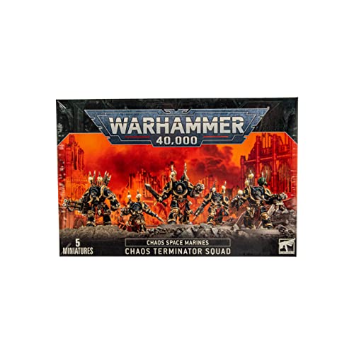 Games Workshop Chaos Space Marines Chaos Terminator Squad Warhammer 40k von Games Workshop