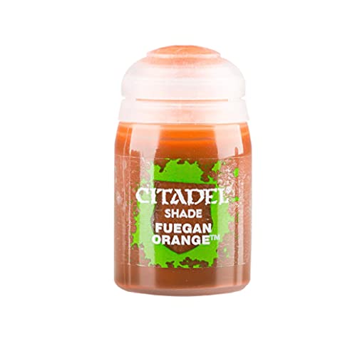 Games Workshop Citadel Farbbehälter – Shade Fuegan Orange (24 ml) von Games Workshop