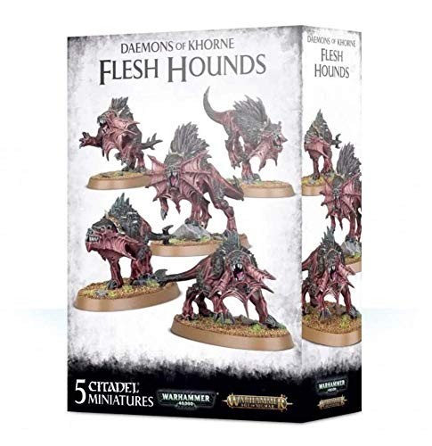 Games Workshop - Warhammer Age of Sigmar - Warhammer 40.000 - Daemons of Khorne Flesh Hounds von Games Workshop