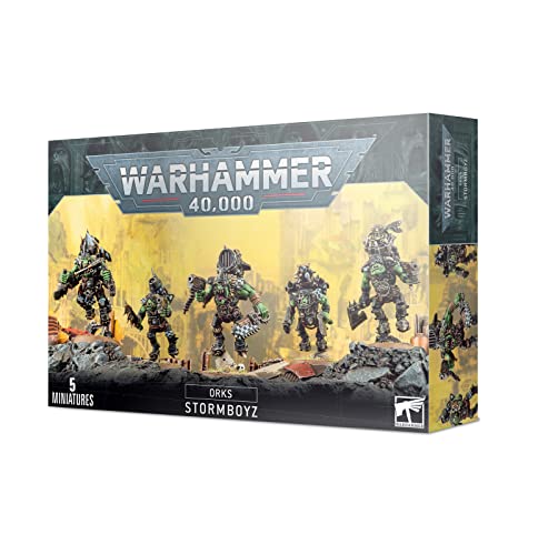 Games Workshop Warhammer+40k+-+Orks+Stormboyz+%282018%29, Schwarz von Games Workshop