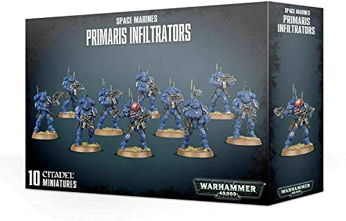 Games Workshop - Warhammer 40.000 - Space Marines Primaris Infiltratoren, ab 14 Jahren, Schwarz von Games Workshop