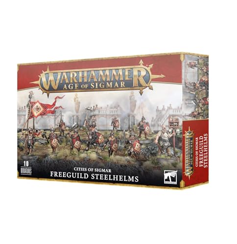 Games Workshop Cities of Sigmar: Freeguild Steelhelms, Silber, Stahl, Gold von Games Workshop