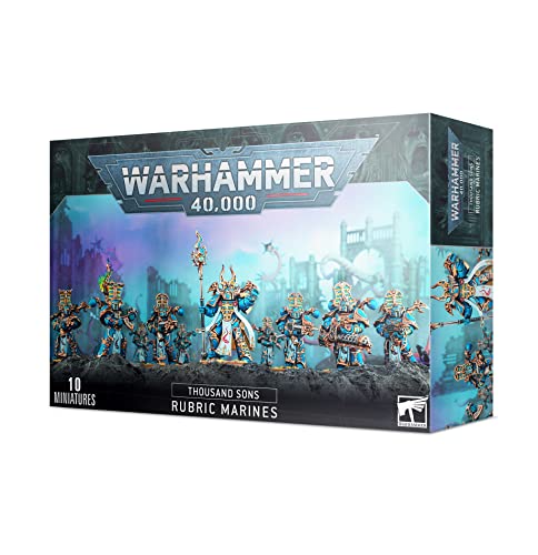 Games Workshop Warhammer 40k – Thousand Sons Rubric Marines 99120102063 M Schwarz von Games Workshop