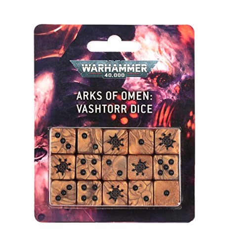 Games Workshop - Warhammer 40.000 - Arks of Omen: Vashtorr Würfelset von Games Workshop