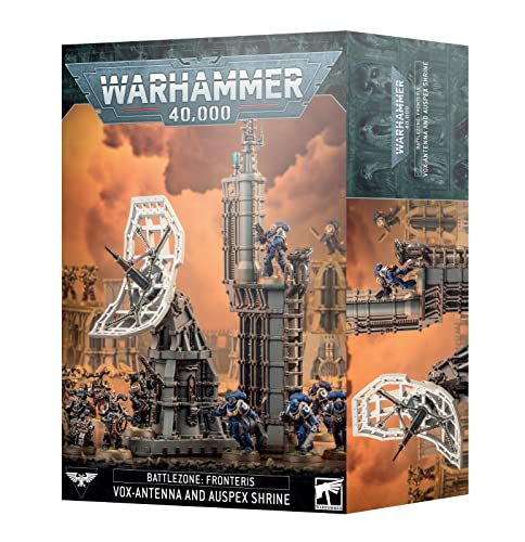 Games Workshop - Warhammer 40.000 - Battlezone Fronteris: Vox-Antenne/Auspex Shrine, Schwarz von Games Workshop