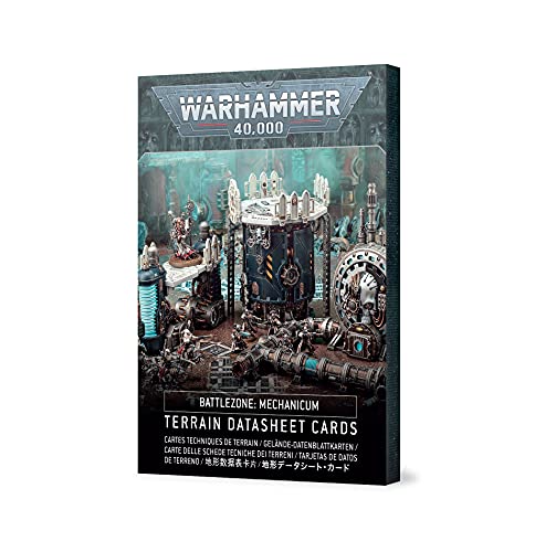 Games Workshop - Warhammer 40.000 - Battlezone Mechanicum: Terrain Datenblatt Karten von Games Workshop