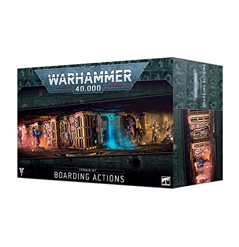 Games Workshop - Warhammer 40.000 - Boarding Actions Terrain Set, Black von Games Workshop