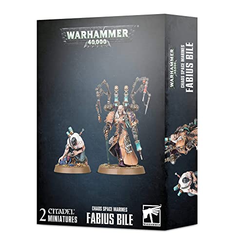 Games Workshop - Warhammer 40.000 - Chaos Space Marines Fabius Bile, Schwarz von Warhammer