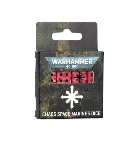 Games Workshop - Warhammer 40.000 - Chaos Space Marines: Würfel-Set von Warhammer