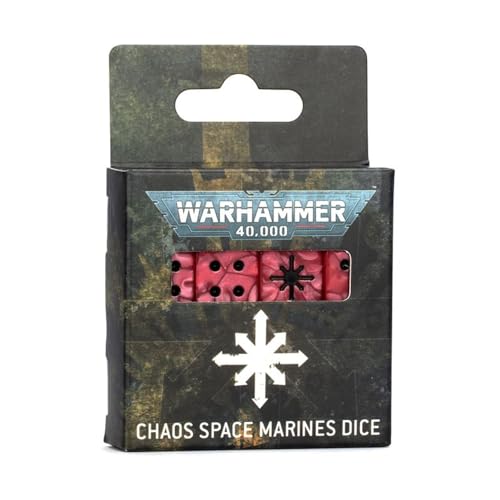 Games Workshop - Warhammer 40.000 - Chaos Space Marines: Würfel-Set von Warhammer