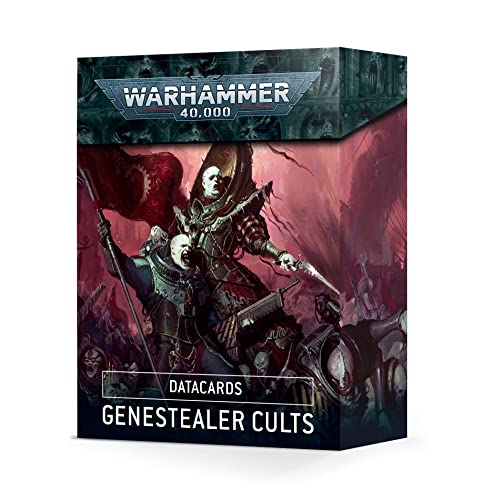 Games Workshop - Warhammer 40.000 - DATACARDS: Genestealer Cults (9. Auflage - 2022) von Games Workshop