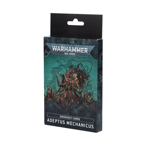 Games Workshop - Warhammer 40.000 - DATENBLATTKARTEN: Adeptus Mechanicus (2023-10. Auflage) von Games Workshop