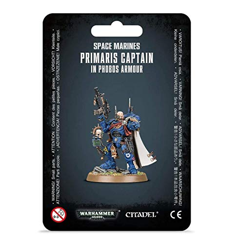 Games Workshop - Warhammer 40.000 - Space Marines Primaris Captain In Phobos Armour, Schwarz Games Workshop - Warhammer 40.000 - Space Marines Primaris Captain In Phobos Armour, Schwarz von Games Workshop